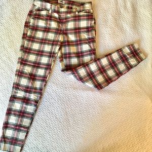 Cropped Tartan Pixie Pants